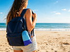 Tri-Tone Ultralight Beach Blanket – Windproof & Sand-Free Comfort